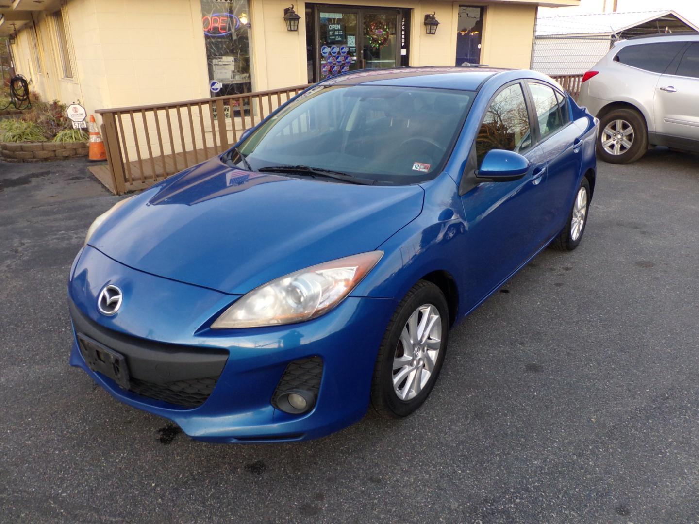 2012 Blue Mazda MAZDA3 (JM1BL1V7XC1) , located at 5700 Curlew Drive, Norfolk, VA, 23502, (757) 455-6330, 36.841885, -76.209412 - Photo#4